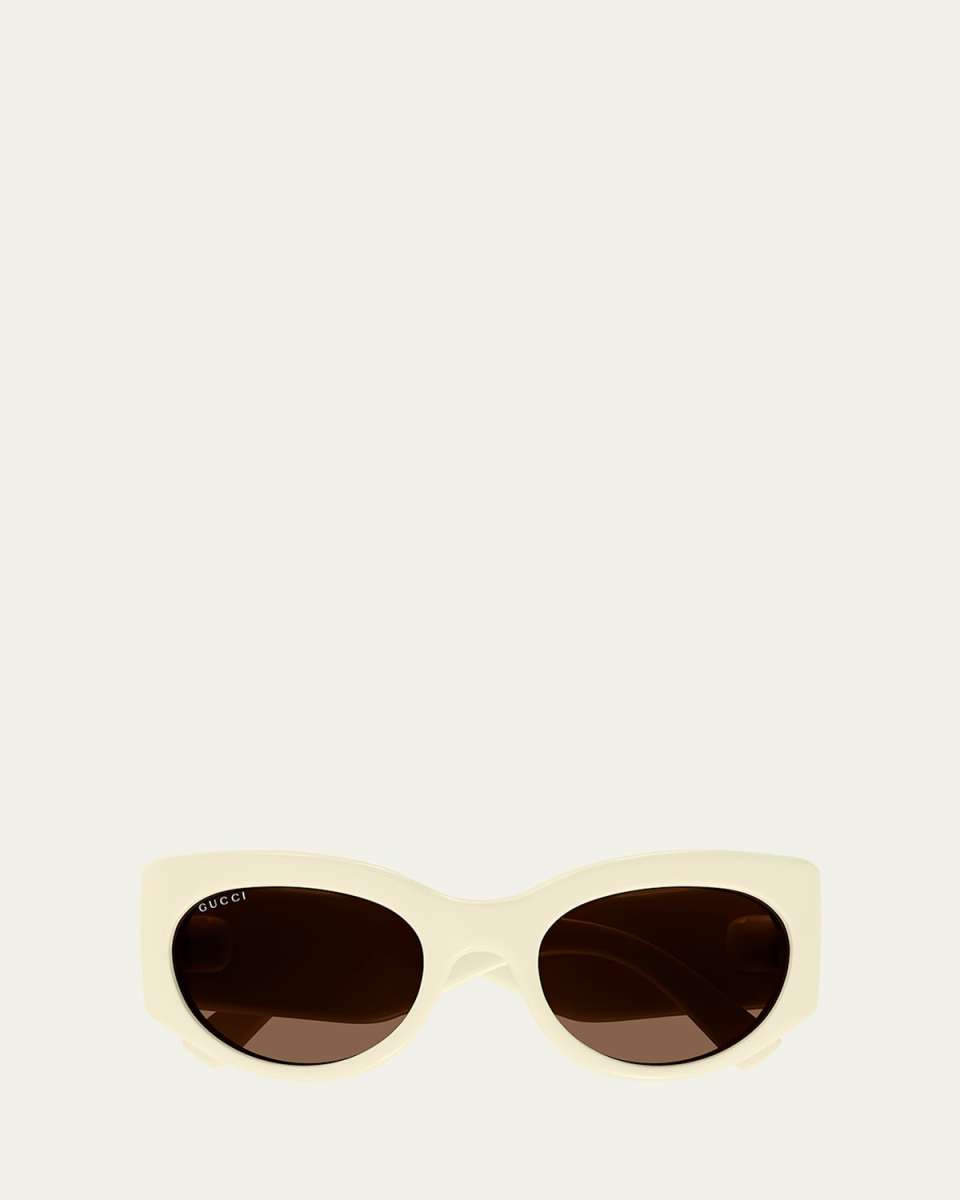 GG Plastic Round Sunglasses